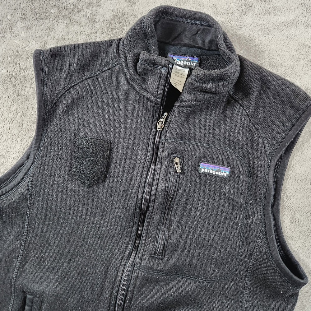 Patagonia Better Sweater Fleece Vest Mens Size M Medium Patch Logo Service Work